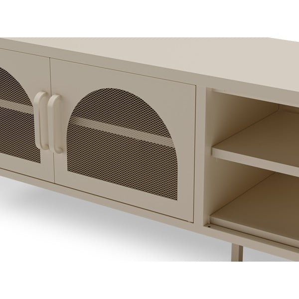 Krēmkrāsas TV galdiņš 160x50 cm Diora – Marckeric-image-4