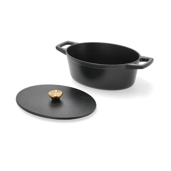 Čuguna katls ar vāku piemērots indukcijas plītij 3,8 l – Holm-image-2