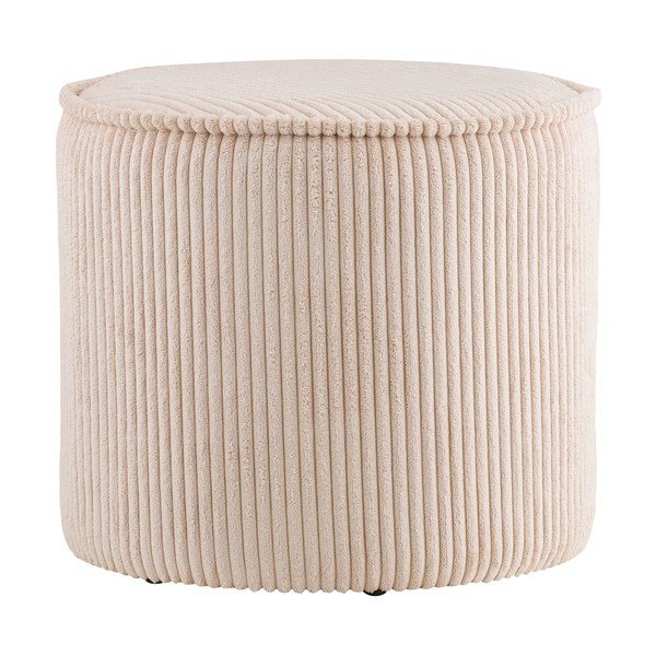 Bēšs velveta pufs Taupo – House Nordic-image-2