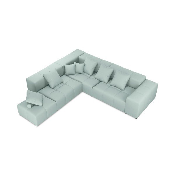 Zaļš stūra dīvāns (maināms stūris) Rome – Cosmopolitan Design -image-3