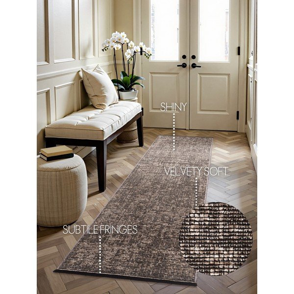 Bēšs celiņa paklājs 80x250 cm Prisma – Elle Decoration-image-1