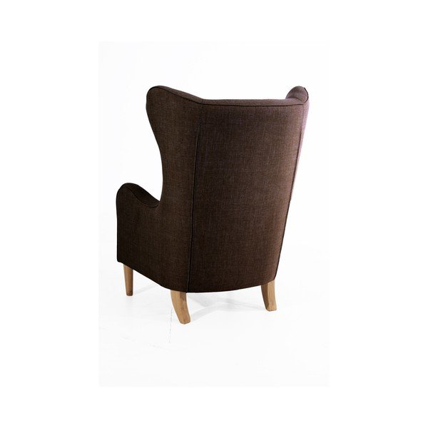 Tumši brūns krēsls Max Winzer Miriam Linen-image-4