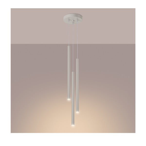 Krēmkrāsas piekaramā lampa ø 19,5 cm Fideus – Sollux-image-1