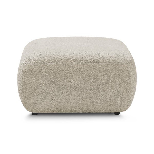 Bēšs kāju soliņš no buklē auduma Montaigne – Bobochic Paris