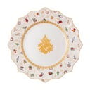 Balts porcelāna šķīvis ar Ziemassvētku motīvu Villeroy & Boch, ø 24 cm
