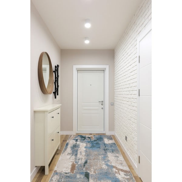 Gaiši zils celiņa paklājs 80x300 cm Sensi Zashi – FD-image-1