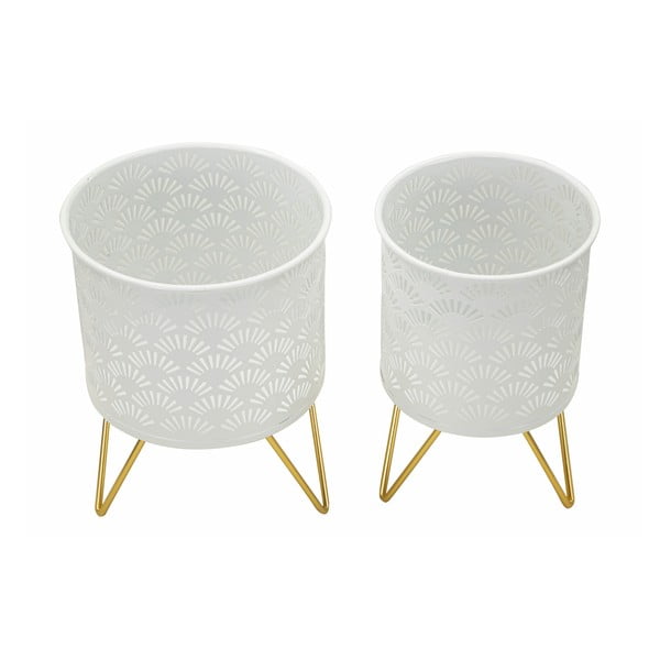 Metāla puķu podu statīvi (2 gab.) ø 16 cm (augstums 20 cm) Carly – Mauro Ferretti-image-2