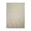 Bēšs ar rokām darināts vilnas paklājs 120x170 cm Shard – Flair Rugs