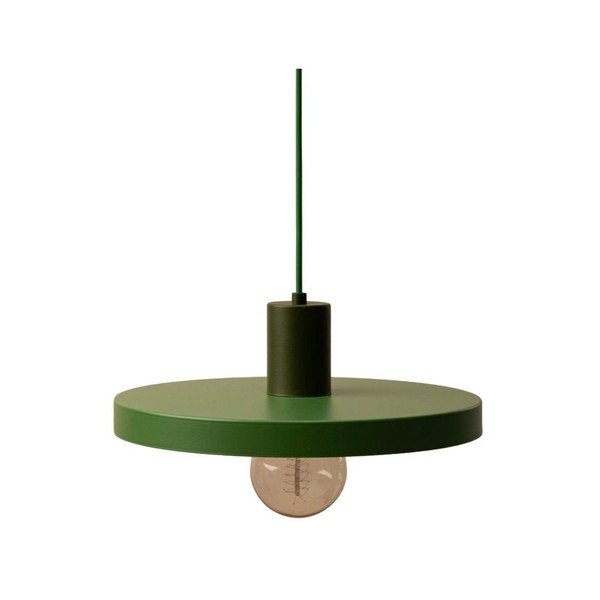 Zaļa metāla piekaramā lampa ø 30 cm Ori – Micadoni 