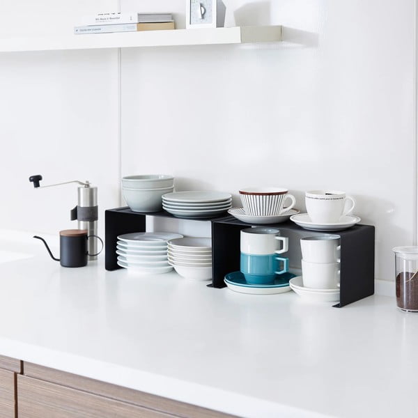 Melns metāla papildu virtuves plaukts 30,5x14 cm Tower – YAMAZAKI-image-3