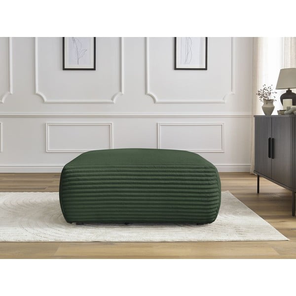 Tumši zaļš velveta kāju soliņš Lucien – Bobochic Paris-image-1