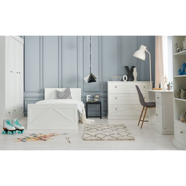 Balta bērnu gulta 120x200 cm Marie – Pinio-image-3