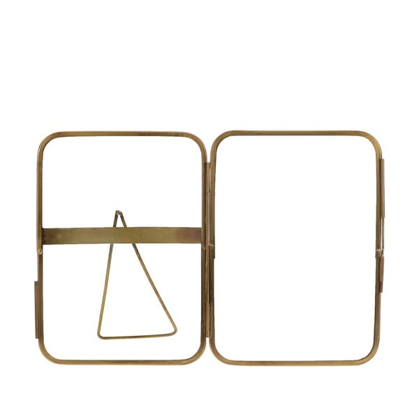 Zelta krāsas metāla stāvošs foto rāmis 14x18 cm – Rex London-image-3