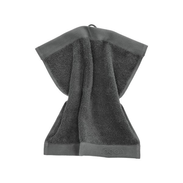 Tumši pelēks frotē kokvilnas dvielis 30x30 cm Comfort – Södahl-image-1