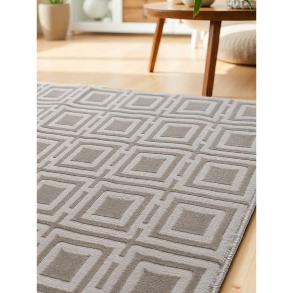 Krēmkrāsas celiņa paklājs 80x240 cm Perles Howlite – Elle Decoration-image-1