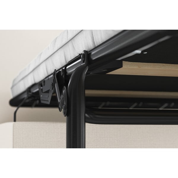 Krēmkrāsas izvelkams otomans My Pop Design Brady, 80 cm-image-1