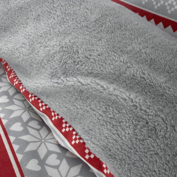 Sarkani pelēka gultas veļa 200x200 cm So Soft – Catherine Lansfield-image-3