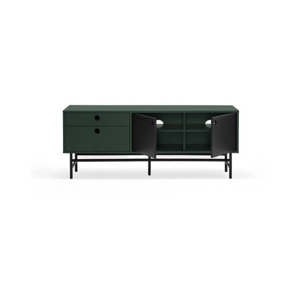 Tumši zaļš TV galdiņš 140x52 cm Punto – Teulat-image-1