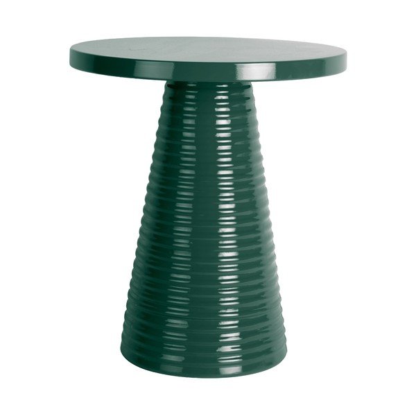 Metāla apaļš sānu galdiņš ø 40 cm Catania Ribbed – Leitmotiv
