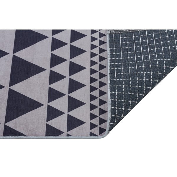 Pelēks mazgājams paklājs 180x120 cm – Vitaus-image-2