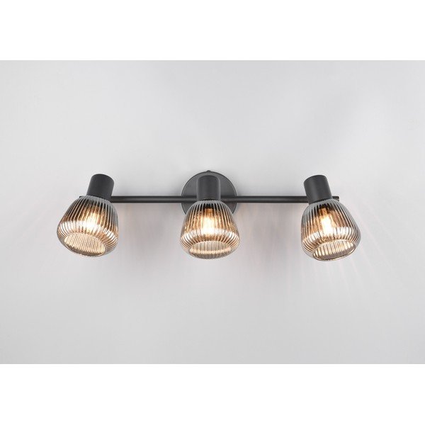 Melna prožektora tipa lampa ø 10 cm Tarifa – Trio-image-1