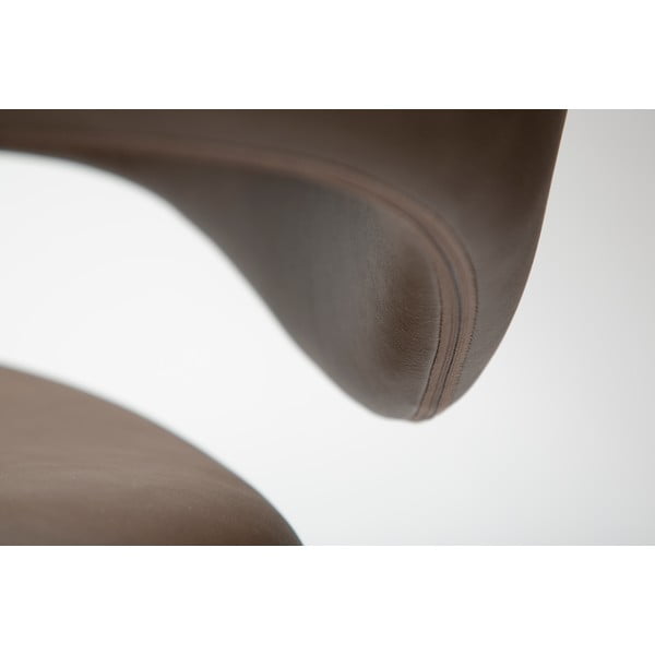 Tumši brūns mākslīgās ādas pusdienu krēsls Zone – DAN-FORM Denmark-image-4