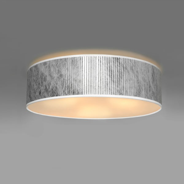 Griestu lampa sudraba krāsā Sotto Luce Tres Plisado, Ø 40 cm-image-2