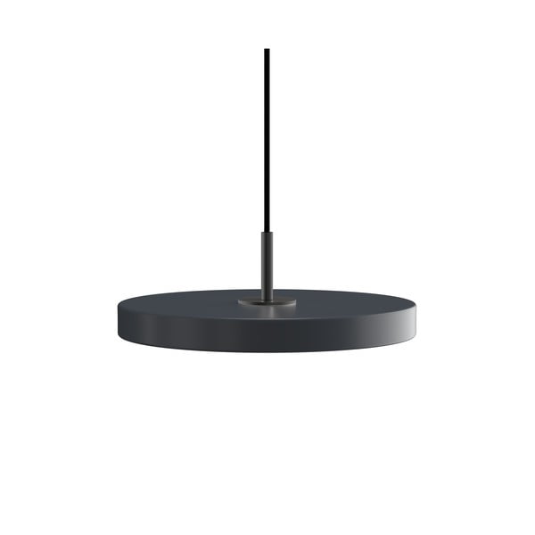 Antracīta pelēka LED piekaramā lampa ar metāla abažūru ø 31 cm Asteria Mini – UMAGE