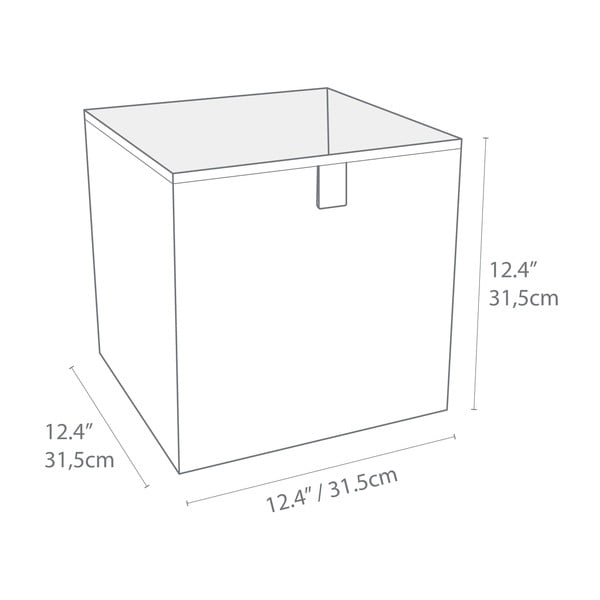 Zila uzglabāšanas kaste Bigso Box of Sweden Cube-image-4