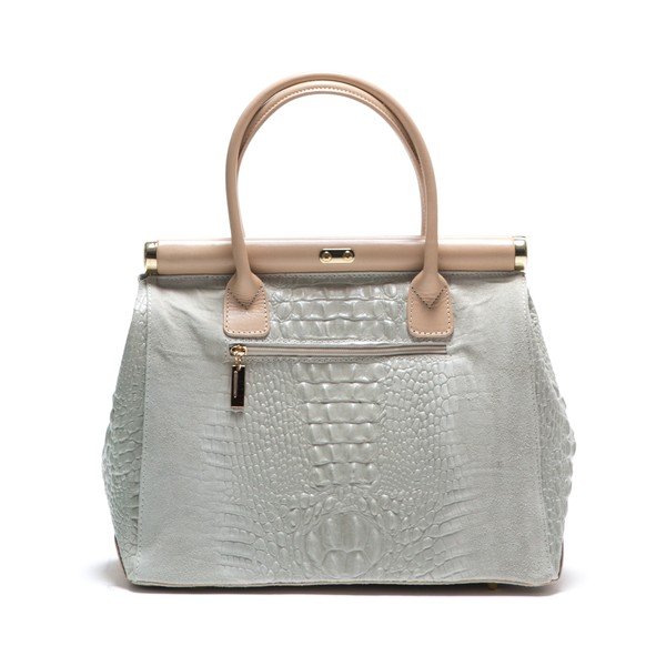 Ādas rokassoma Anna Luchini 825 Beige-image-2