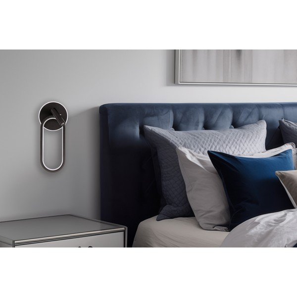 Melna LED sienas lampa Monet – Candellux Lighting-image-1