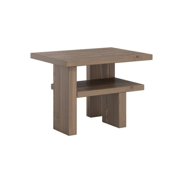 Priedes masīvkoka sānu galdiņš 34x45 cm Japan – Karup Design