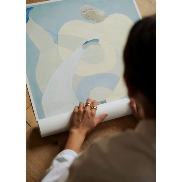 Plakāts 70x100 cm Hold You - Blue – Sofia Lind – The Poster Club-image-2