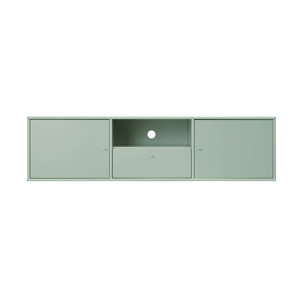 Gaiši zaļš TV galdiņš 161x42 cm Mistral – Hammel Furniture