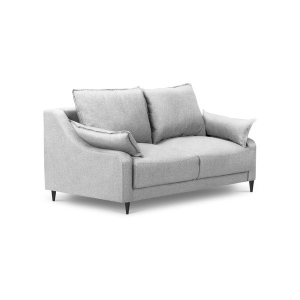 Gaiši pelēks dīvāns Mazzini Sofas Ancolie, 150 cm-image-2
