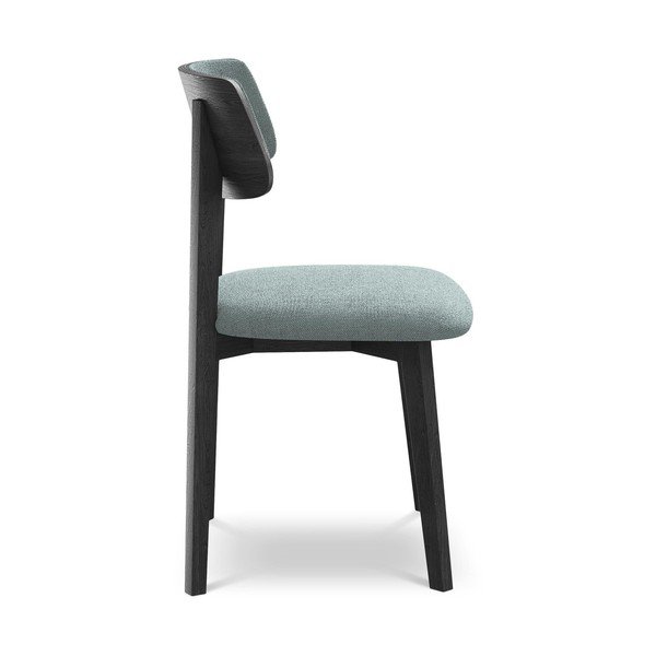 Zils masīvkoka pusdienu krēsls Niu – Makamii-image-2