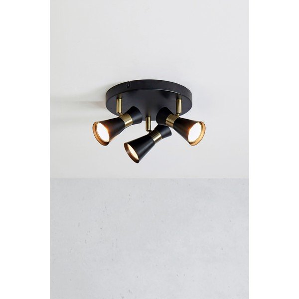 Melna griestu lampa ar metāla abažūru Folie – Markslöjd-image-1