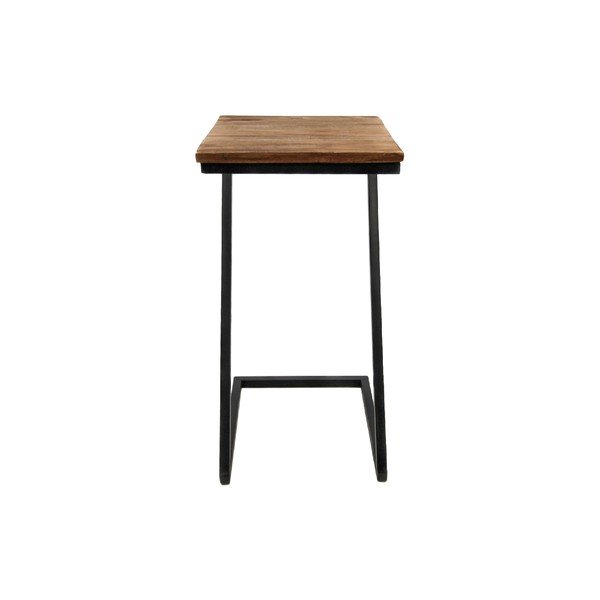 HMS kolekcijas konsoles galds ar eksotiskā koka virsmu, augstums 68 cm-image-3