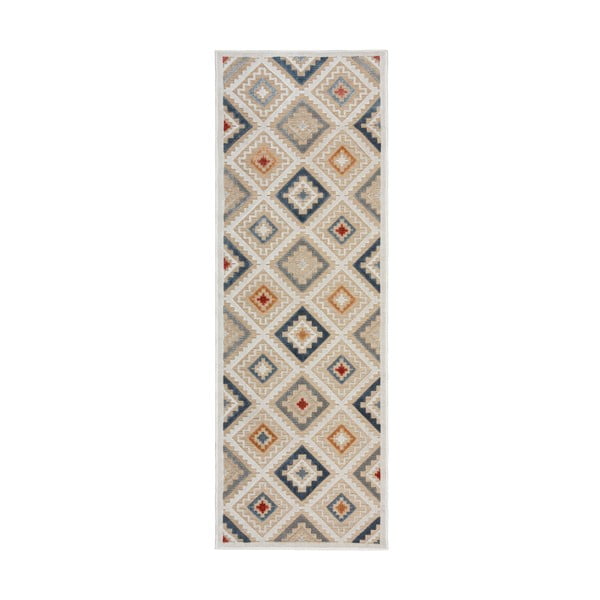 Krēmkrāsas āra celiņa paklājs 80x230 cm Zion Natural – Flair Rugs