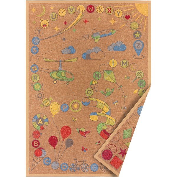 Brūns divpusējs bērnu paklājs Narma Tähemaa, 160 x 230 cm-image-1