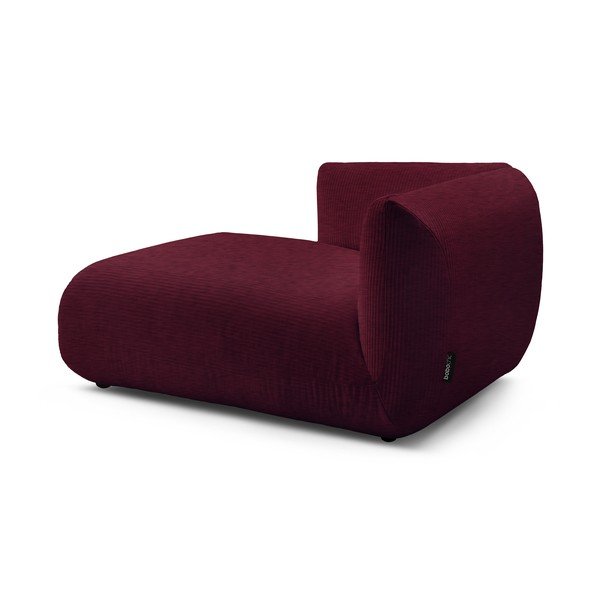 Bordo velveta modulārais dīvāns (ar kreiso stūri) Lecomte – Bobochic Paris-image-4