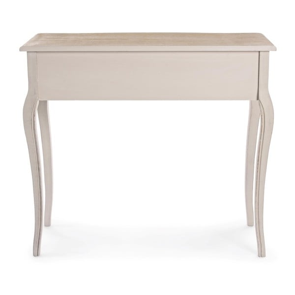 Krēmkrāsas konsoles galds 40x90 cm Clarisse – Bizzotto-image-3