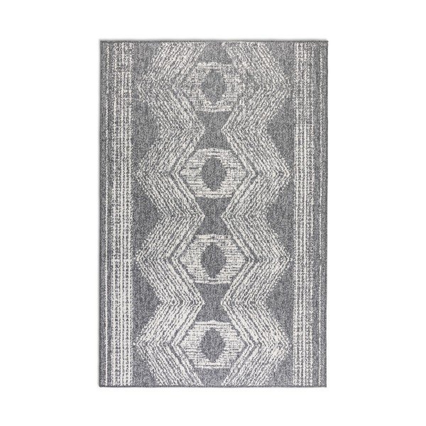 Pelēks/krēmkrāsas āra paklājs 80x150 cm Gemini – Elle Decoration-image-2