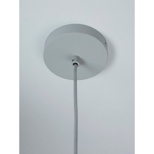 Pelēka piekaramā lampa ar metāla abažūru ø 6 cm Bordeaux – it's about RoMi-image-4