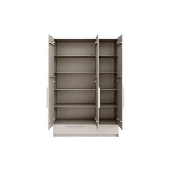 Krēmkrāsas modulārās plauktu sistēmas daļas (3 gab.) Pure – WOOOD-image-2