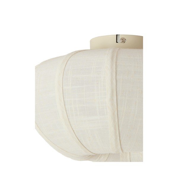 Krēmkrāsas griestu lampa ar auduma abažūru ø 30 cm Zosia – Light & Living-image-2