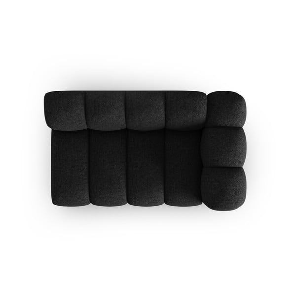 Melns/antracīta pelēks modulārais dīvāns (ar labo stūri) Lupine – Micadoni Home-image-2