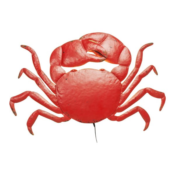 Sarkana LED sienas lampa krabja formā Kare Design Crab