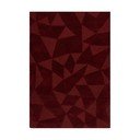 Bordo ar rokām darināts vilnas paklājs 160x230 cm Shard Red – Flair Rugs