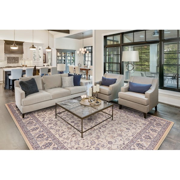 Krēmkrāsas vilnas paklājs 160x240 cm Philip – Agnella-image-1